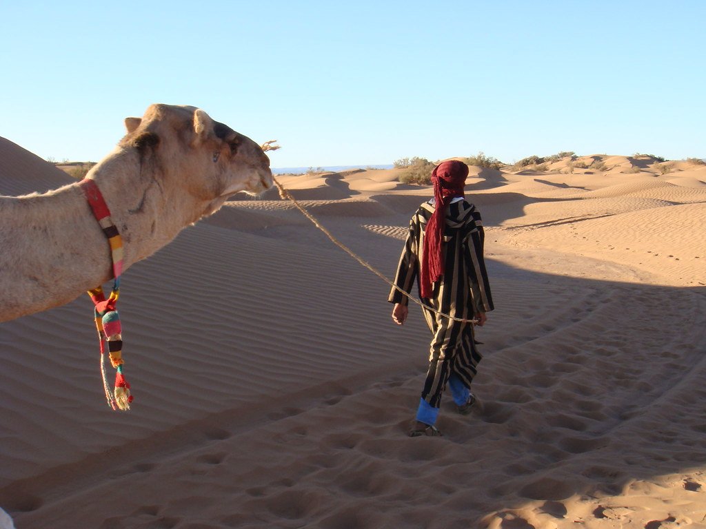 Morocco desert trekking clothing scarf turban